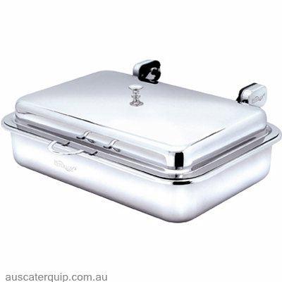 Hyperlux INDUCTION SERVER-OBLONG 50°&90° CF-18/10 200x500x550mm-Auscaterquip