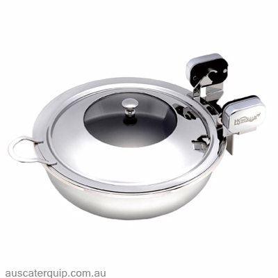 Hyperlux INDUCTION SERVER-ROUND 340mm WITH GLASS LID-Auscaterquip