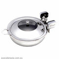 Hyperlux INDUCTION SERVER-ROUND 340mm WITH GLASS LID-Auscaterquip