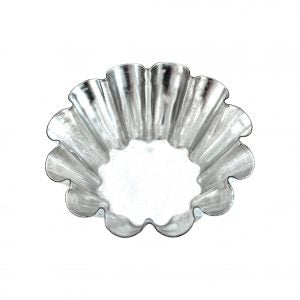 Guery BRIOCHE MOULD-70x26mm 12-RIBS FIXED BASE