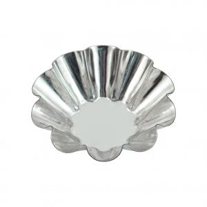 Guery BRIOCHE MOULD-80x30mm 10-RIBS FIXED BASE