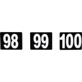 tablekraft TABLE NUMBER SET-SMALL 76-100-Auscaterquip