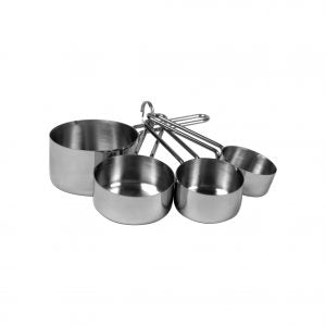 Chef Inox MEASURING CUP SET-18/10 4pc 60/80/125/250ml Set