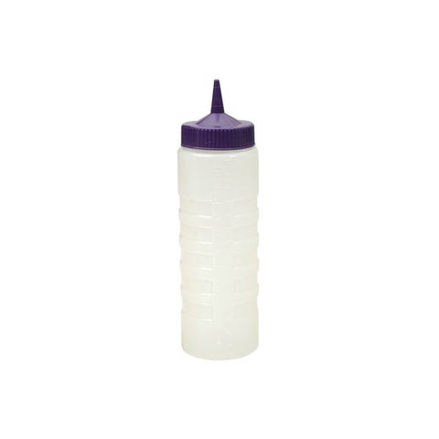 Cater-Rax  SAUCE BOTTLE-750ml CLEAR BODY | PURPLE TOP (Each)