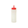 Cater-Rax  SAUCE BOTTLE-750ml CLEAR BODY | RED TOP (Each)