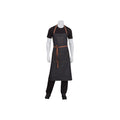 Memphis Black Denim Bib Apron-Auscaterquip