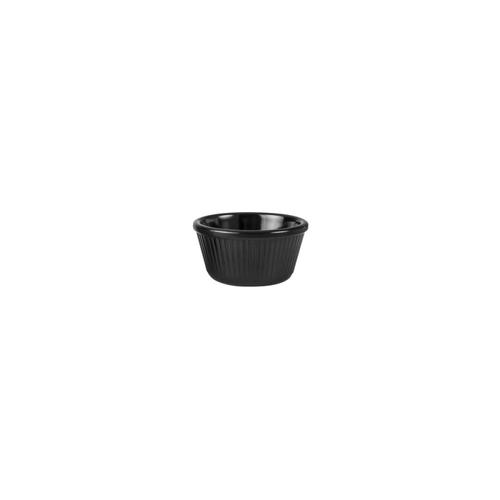 Ryner Melamine  RAMEKIN-FLUTTED | 85mm Ø | 50mm H | 120ml WHITE (4 Doz)