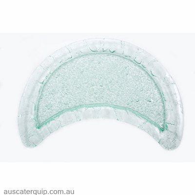 Han CRESCENT SHAPE PLATTER 600x450mm CLEAR-Auscaterquip