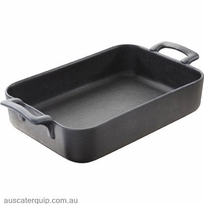 Revol REVOL BELLE CUISINE CHARCOAL ROAST DISH RECT 300x220mm-Auscaterquip