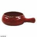 tablekraft ARTISTICA SAUCE BOAT W/HDLE 110x45mm REACTIVE RED-Auscaterquip