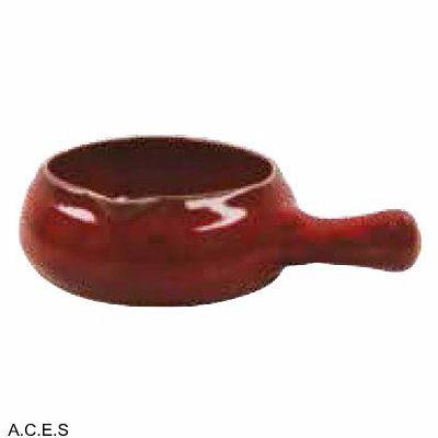 tablekraft ARTISTICA SAUCE BOAT W/HDLE 110x45mm REACTIVE RED-Auscaterquip