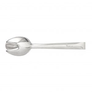 Chef Inox ROUND SPOON/FORK TONGS Stainless Steel ONE PIECE 230mm