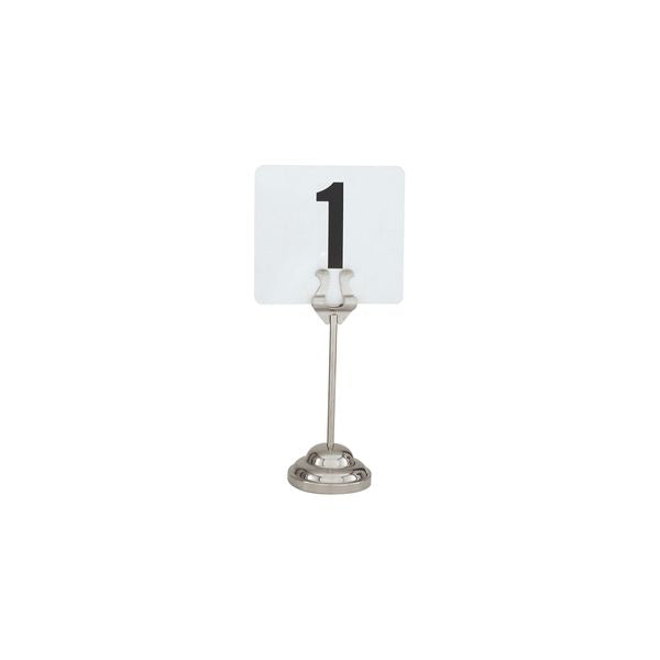 Trenton HEAVY BASE TABLE NUMBER STAND DELUXE-HARP CLIP | 150mm  (Each)