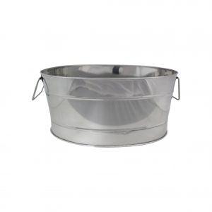 Chef Inox OVAL BEVERAGE TUB-Stainless Steel MIRROR FINISH 520x360x245mm