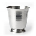 Chef Inox WINE BUCKET RIBBED EFFECT 1 BOTTLE 18/10 FOOTED 220x230mm