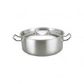 Chef Inox CASSEROLE-18/10 12.0lt 320x150mm w/LID ELITE