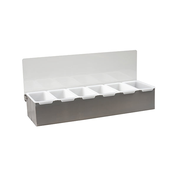 Trenton  CONDIMENT DISPENSER-S/S | 4 COMP.  (Each)