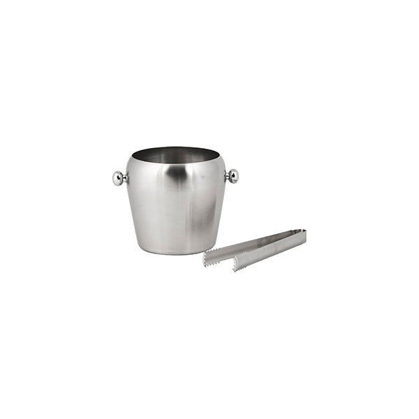Chef Inox SERVE JUG FLAT LID 400ml SATIN FINISH PUSH BUTTON