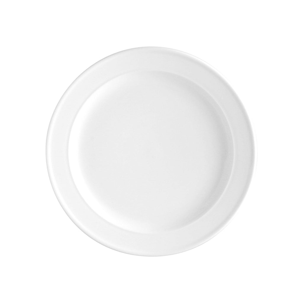 Vitroceram ROUND PLATE-165mm Rolled Edge VITROCERAM "VITRO-2"-Auscaterquip