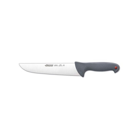 Arcos COLOUR PROF BUTCHER KNIFE-250mm, WIDE BLADE GREY HANDLE (Each)