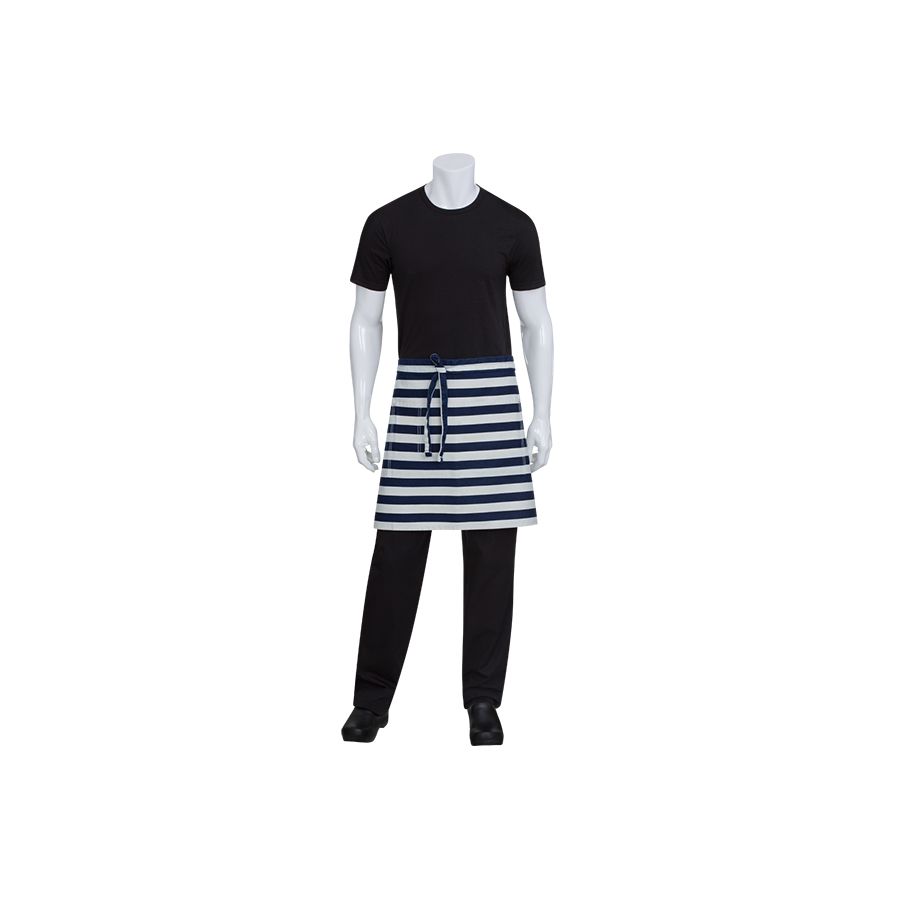 Chesapeake Indigo Blue Denim Half Apron-Auscaterquip