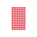 Moda  GINGHAM GREASEPROOF PAPER 190x310mm | 200 sheets/Pack RED (Pack )