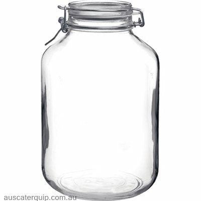 Bormioli Rocco FIDO-JAR 4.88lt CLEAR LID (1.49270)-Auscaterquip