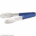 Chef Inox TONG-UTILITY S/S 230mm BLUE-Auscaterquip