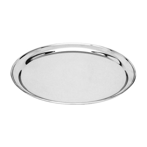 Trenton HEAVY DUTY ROUND TRAY-18/8, 300mm/12" Ø  (Each)