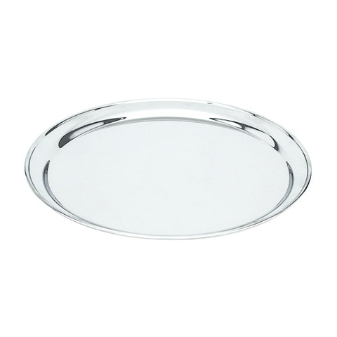 Trenton HEAVY DUTY ROUND TRAY-18/8, 300mm/12" Ø  (Each)