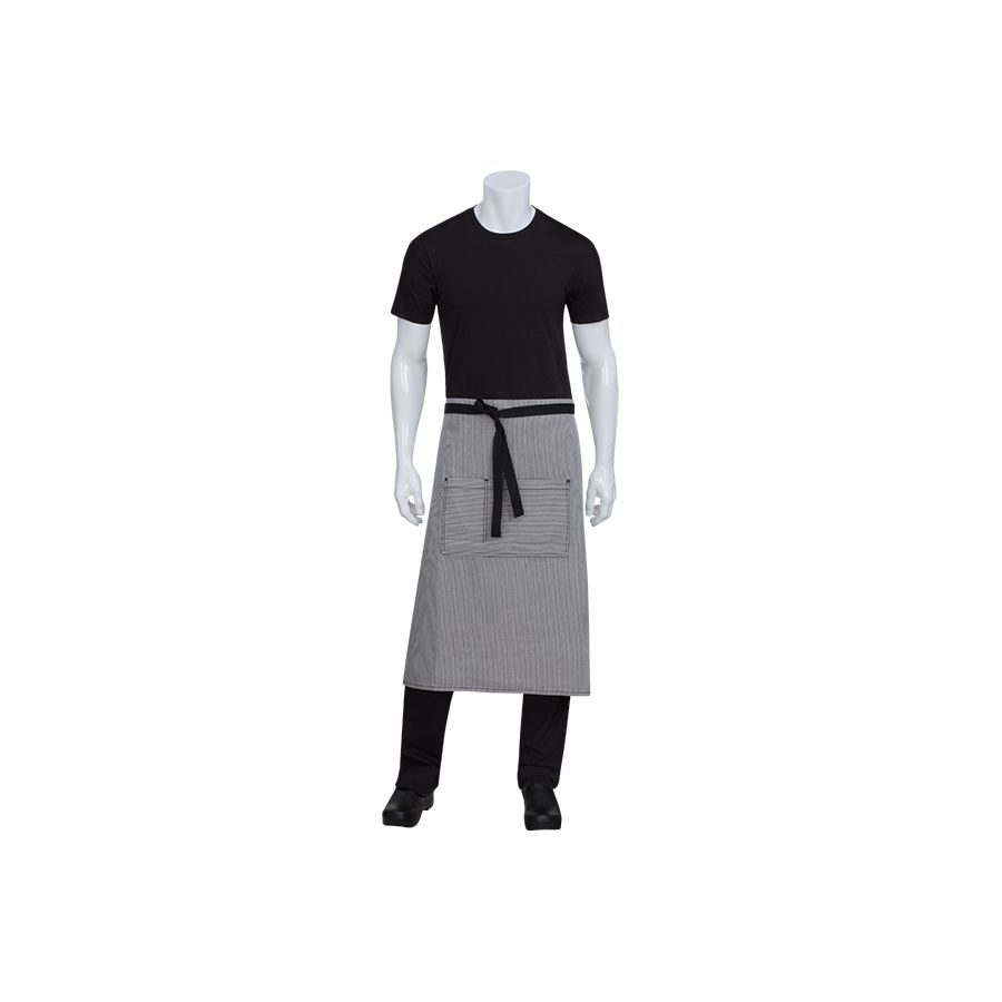 Portland Black Denim 3/4 Apron-Auscaterquip