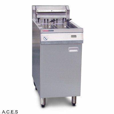 AUSTHEAT 800 SERIES SINGLE TANK FRYERS - WITH TWO BASKETS Rapid Recovery-Auscaterquip