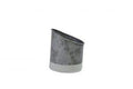 Chef Inox CONEY ISL-GALVANISED POT SLANT DIPPED WHITE 105x115mm EA