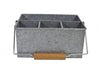 Chef Inox CONEY IS-GALVANISED 4 COMP CADDY WITH HDL 250x180x115mm EA