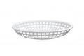 Chef Inox CONEY IS-PLASTIC SERVING BASKET OVAL WHITE 240x150x50mm EA