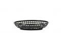 Chef Inox CONEY IS-PLASTIC SERVING BASKET OVAL BLACK 240x150x50mm EA