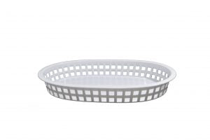 Chef Inox CONEY IS-PLASTIC SERVING BASKET RECT WHITE 270x180x40mm EA