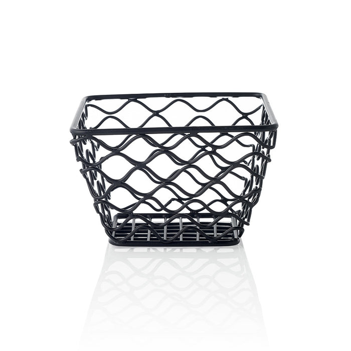 Chef Inox CONEY ISL SQUARE BASKET PATINA BLK 155x155x105mm EA