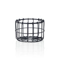 Chef Inox CONEY ISL ROUND WIRE BASKET PATINA BLK 130x90mm EA