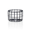 Chef Inox CONEY ISL ROUND WIRE BASKET PATINA BLK 130x90mm EA