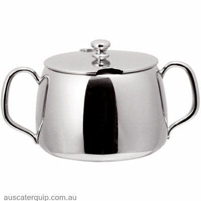 Hyperlux SUGAR BOWL-18/10 0.23lt HINGED LID 2 HANDLES ELITE-2-Auscaterquip