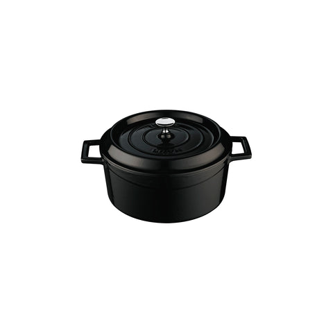 Lava TRENDY CASSEROLE-ROUND | 2.6lt | 200mm Ø BLACK (Each)