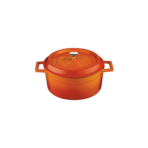 Lava TRENDY CASSEROLE-ROUND | 2.6lt | 200mm Ø RED (Each)