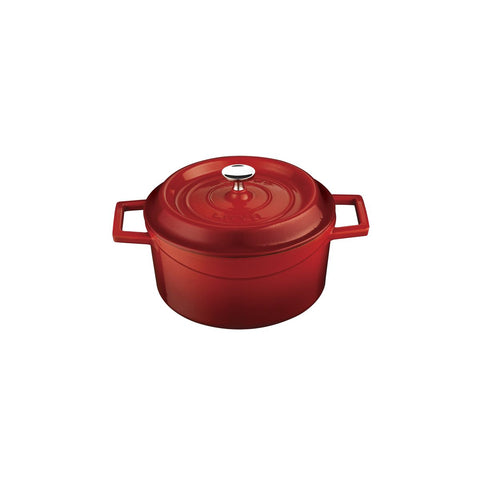 Lava TRENDY CASSEROLE-ROUND | 2.6lt | 200mm Ø RED (Each)