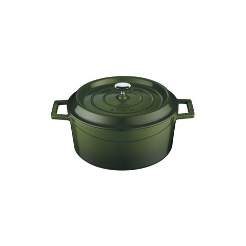 Lava TRENDY CASSEROLE-ROUND | 4.5lt | 240mm Ø GREEN (Each)