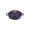 Lava TRENDY CASSEROLE-ROUND | LOW | 2.4lt | 240mm Ø PURPLE (Each)