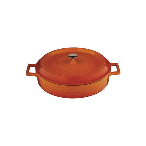 Lava TRENDY CASSEROLE-ROUND | LOW | 3.4lt | 280mm Ø ORANGE (Each)