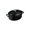 Lava TRENDY CASSEROLE-OVAL | 3.4lt | 250mm  BLACK (Each)