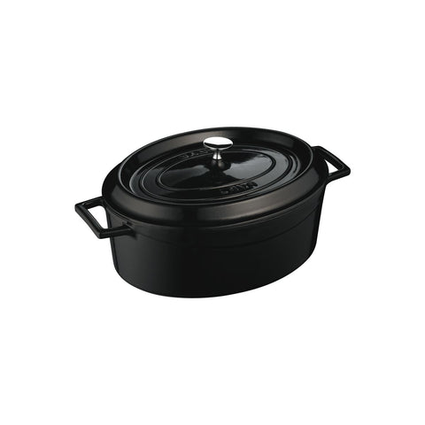 Lava TRENDY CASSEROLE-OVAL | 4.8lt | 290mm  BLACK (Each)