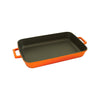 Lava ROASTING RECT DISH-470x260mm | 63MM H | 4.86lt ORANGE (Each)